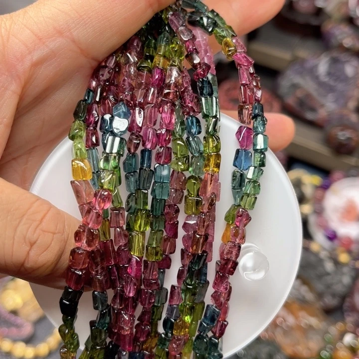 碧玺颈饰未镶嵌多样性发一