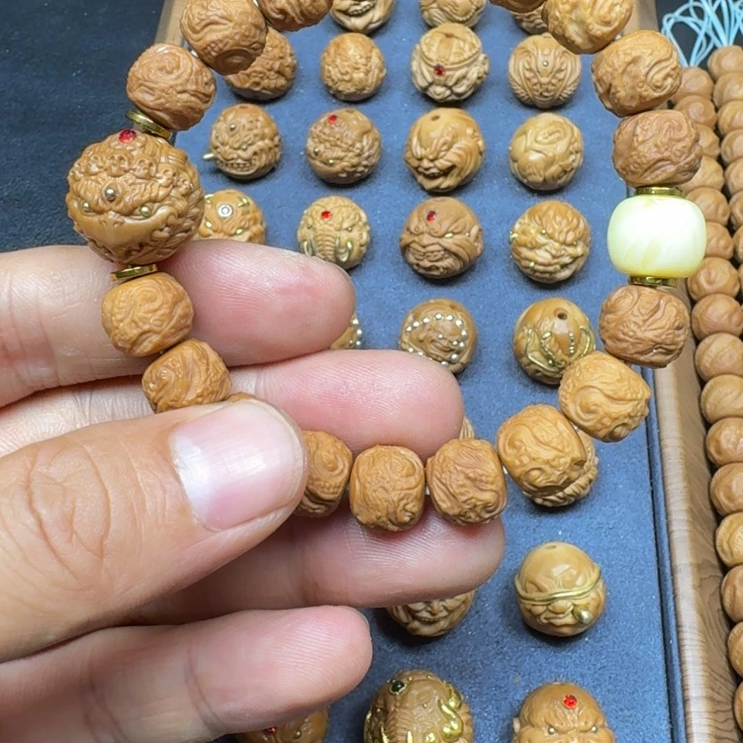 猴头核桃手串玄鸟手串配单颗大鹏