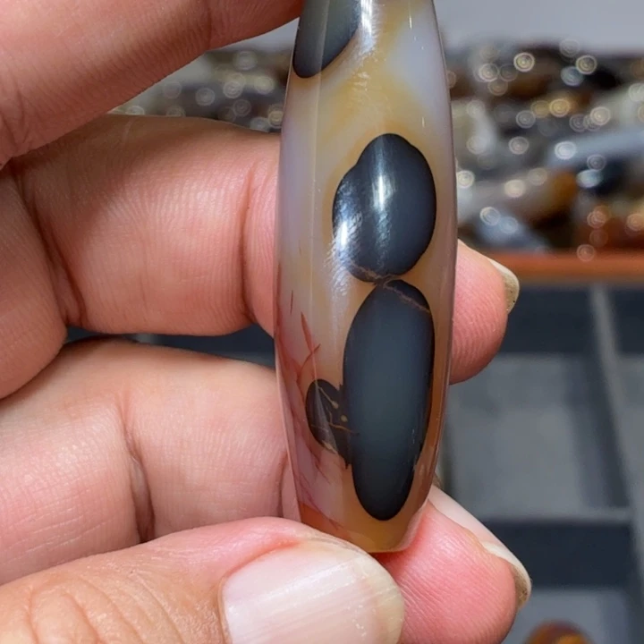 玛瑙/玉髓散珠_HEIMORI 天然天珠