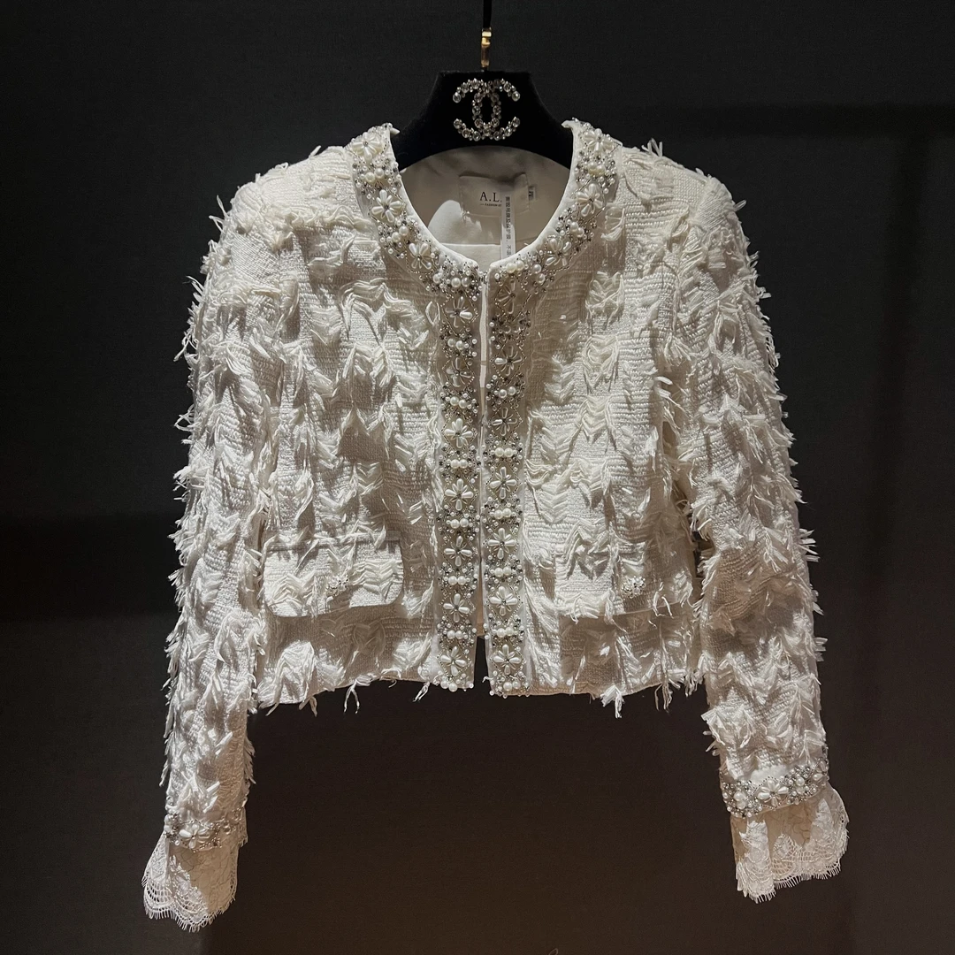 秦晓亿chic高定秋冬休闲时尚设计师高级感气质毛呢外套轻奢女网红