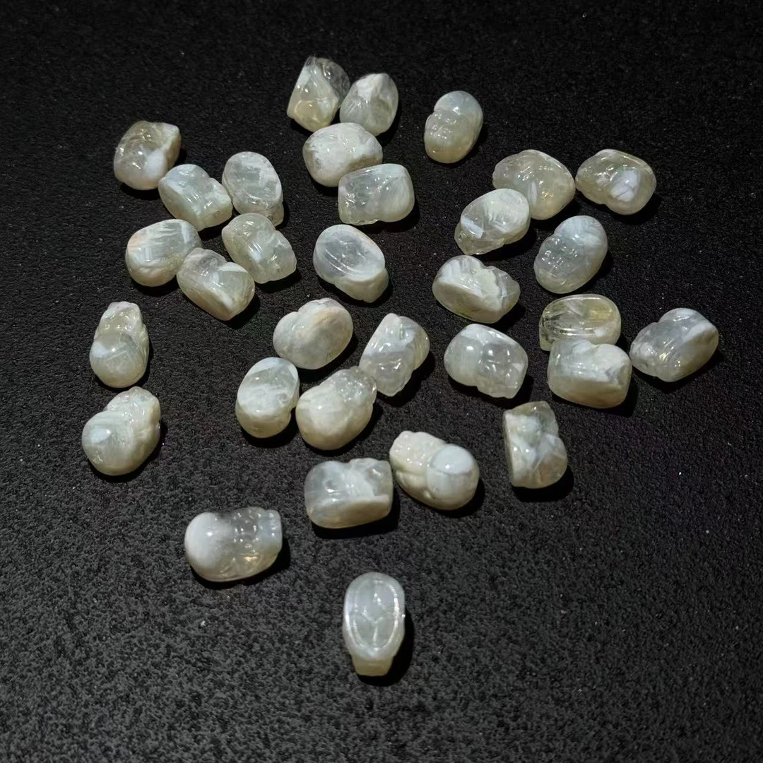 【祁恩珠宝】喜马拉雅蓝针貔貅单珠D042103-多样性发其一