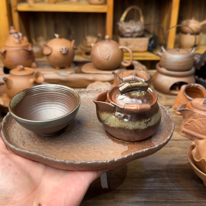 原矿老岩泥茶器系列