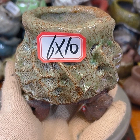 粗陶花盆手工花盆制作