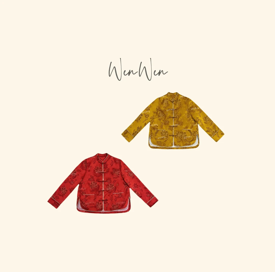 WENWEN深圳原创【“福常在”25早春高级提花时尚百搭休闲外套】WT0279