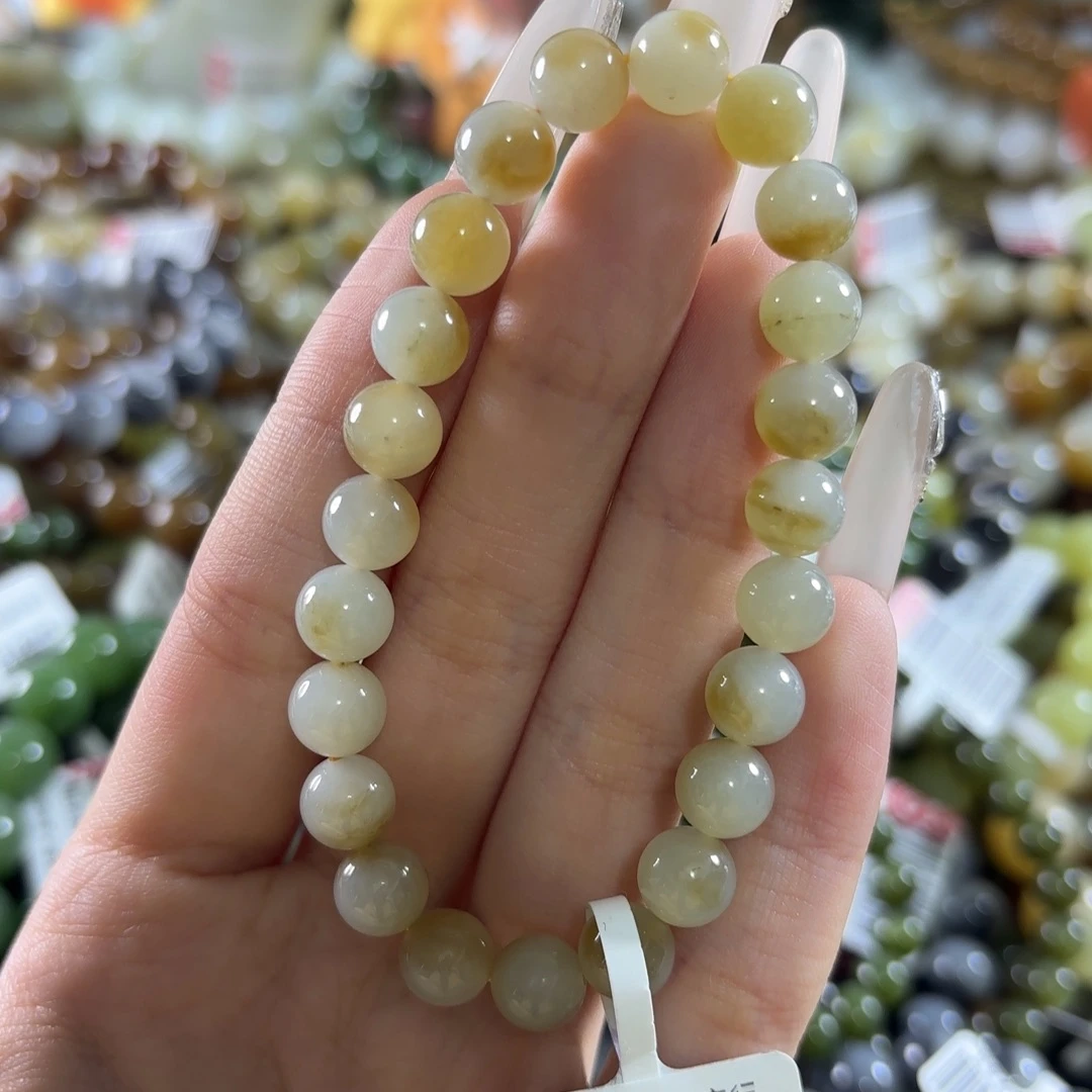 和田玉未镶嵌手链157