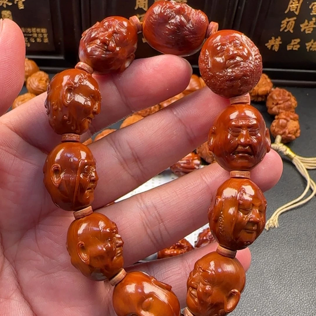 橄榄核手串/手链写实十八罗汉手串