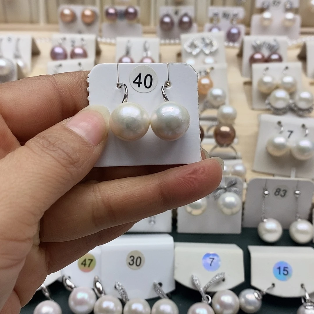 银S925镶嵌颈饰淡水珍珠