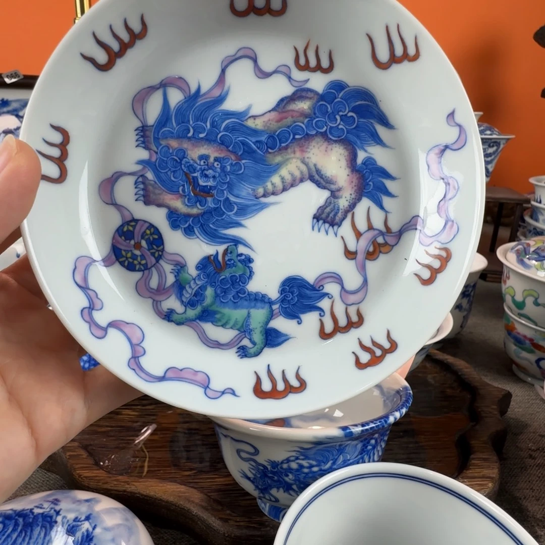 瓷片景德镇手绘青花瓷器049