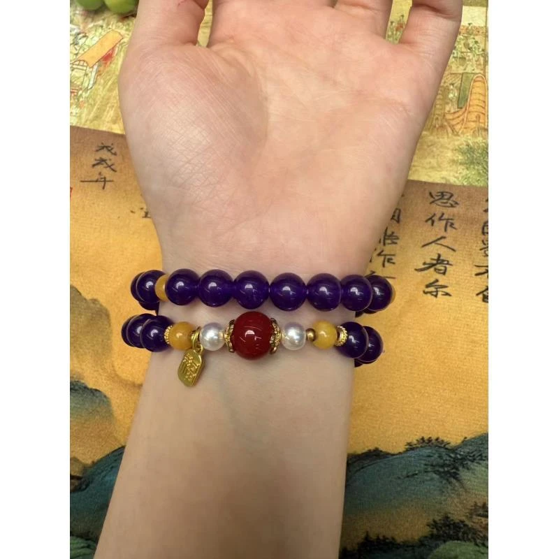 S1335-紫水晶0.8双圈福牌