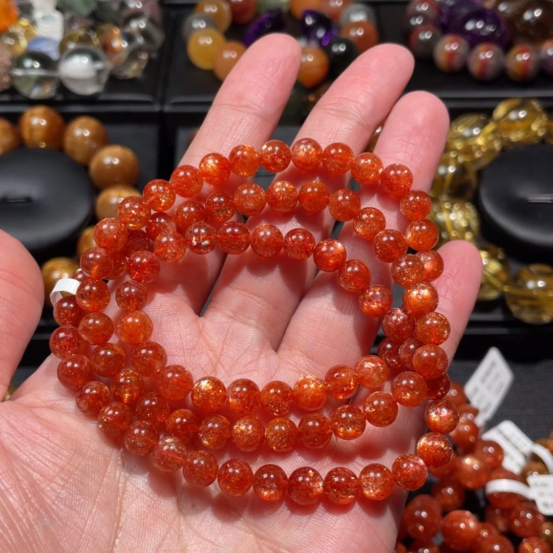 日光石手链未镶嵌玲*?金太阳6.5m m