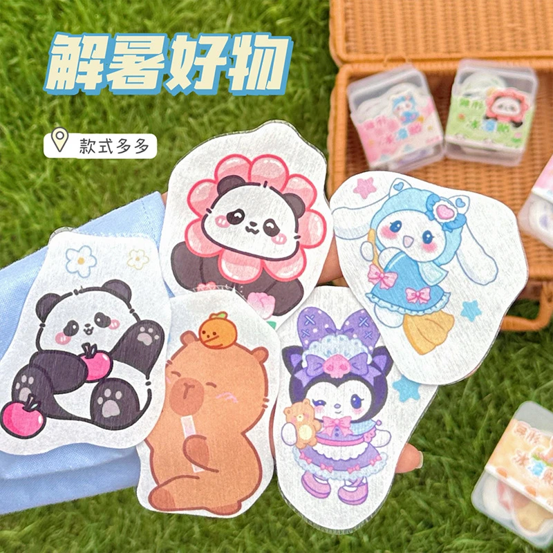 儿童夏季卡通冰凉贴清凉降温冷敷退热学生防中暑持久退热散热神器