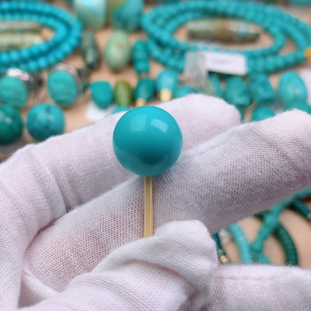 绿松石颈饰未镶嵌晴**雪