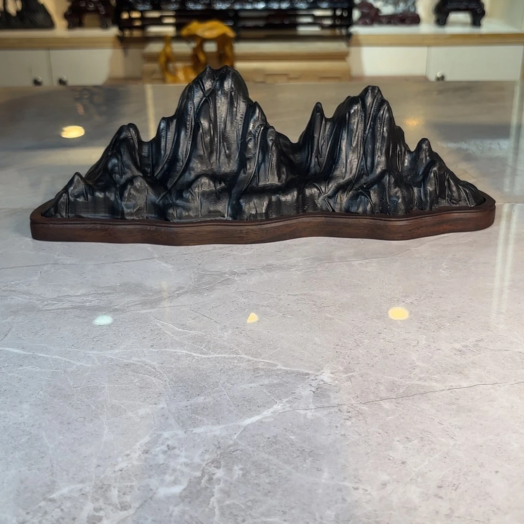 海***济灵璧石手工雕刻奇石摆件