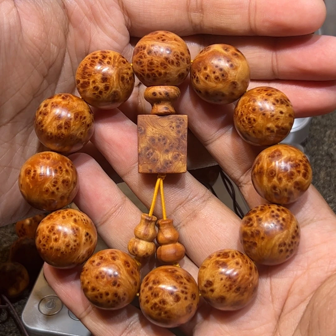 柏木（崖柏）手串/手链2.0陈化红油瘤疤手串