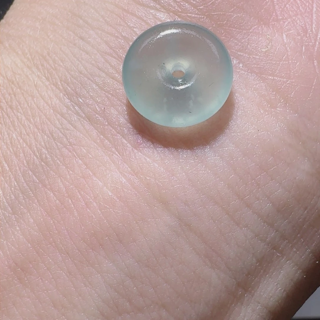 定制翡翠未镶嵌天然翡翠平安扣
