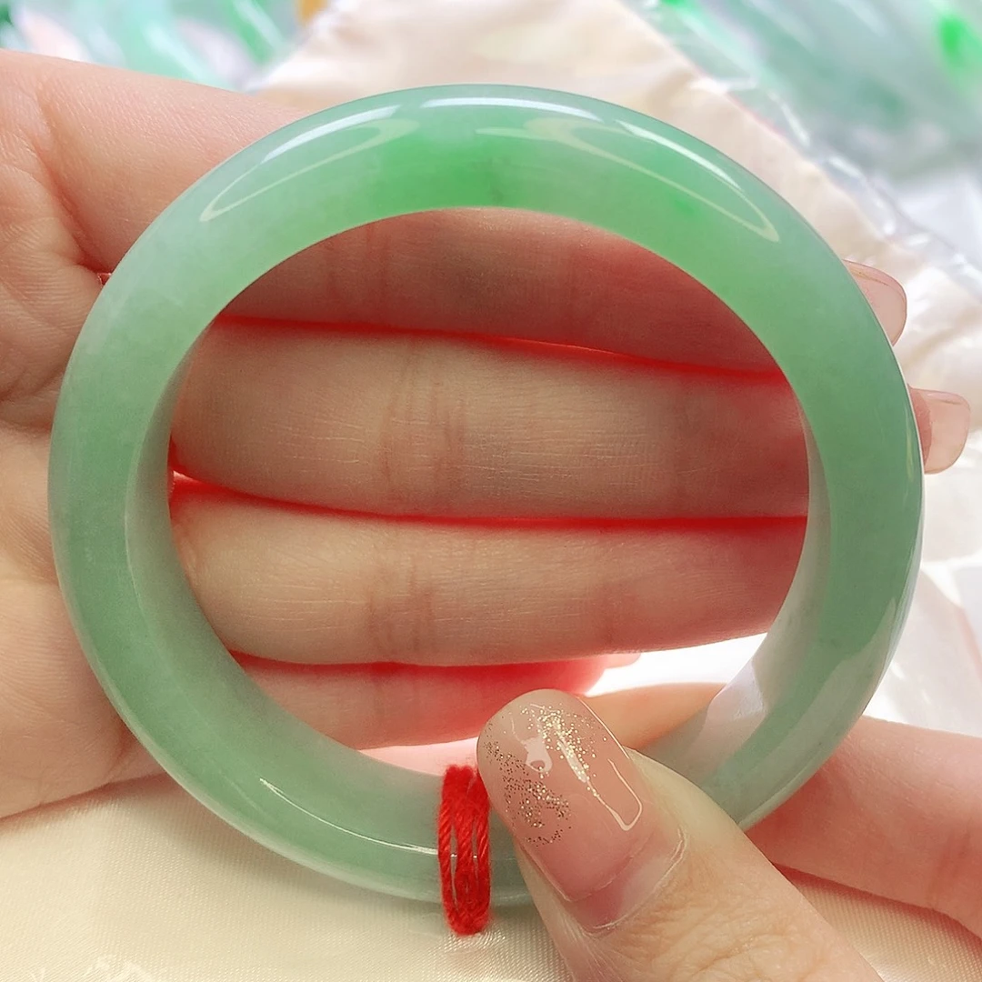 未镶嵌手镯翡翠缅甸天然A货翡翠 55