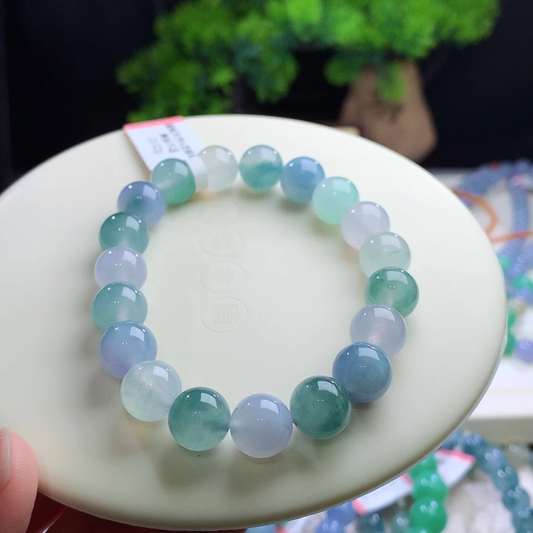 未镶嵌手串翡翠卡10mm御姐气质！干练有魄力！