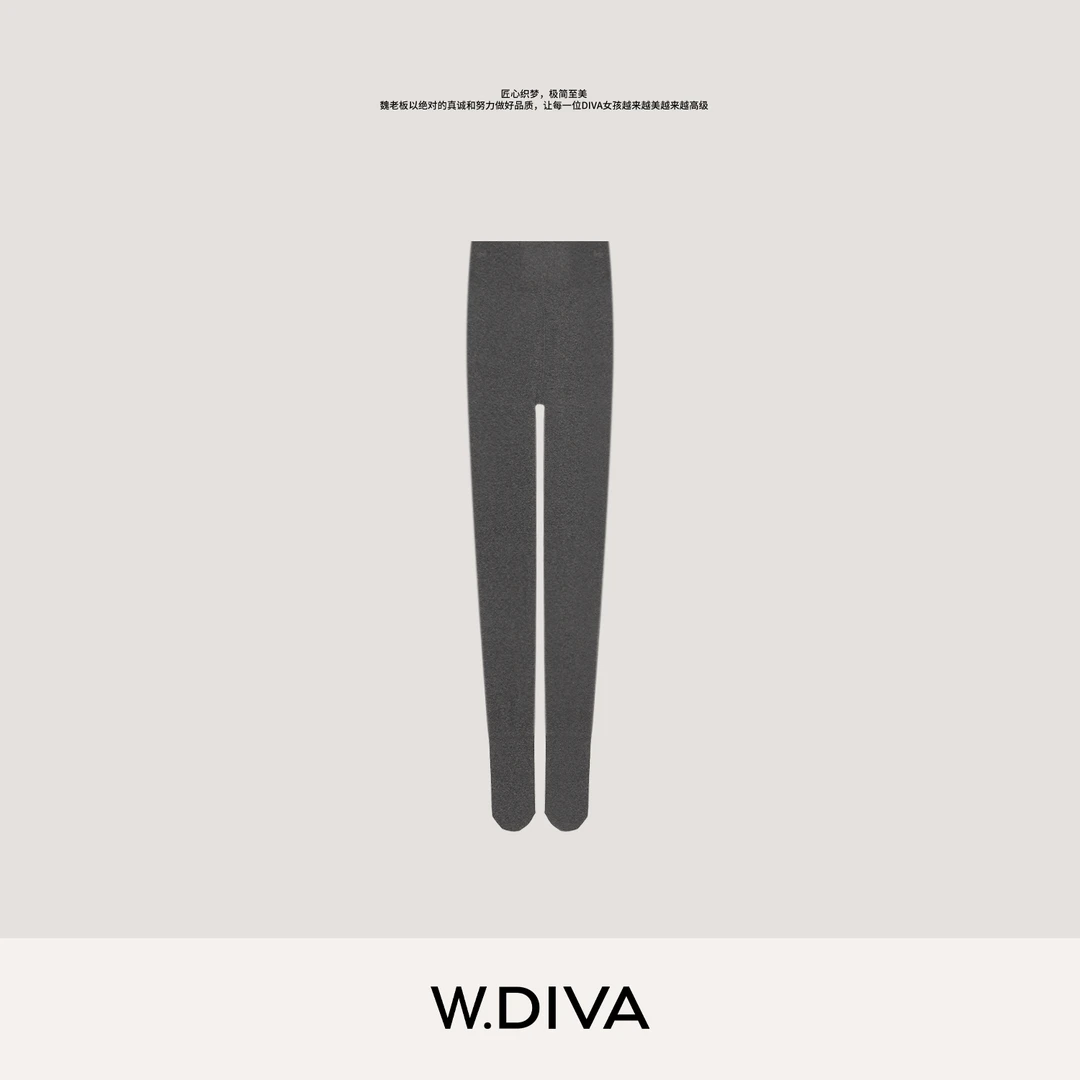 W.Diva【简致调】蓄热保暖高弹不勒羊毛宽腰加厚连裤袜54U053460