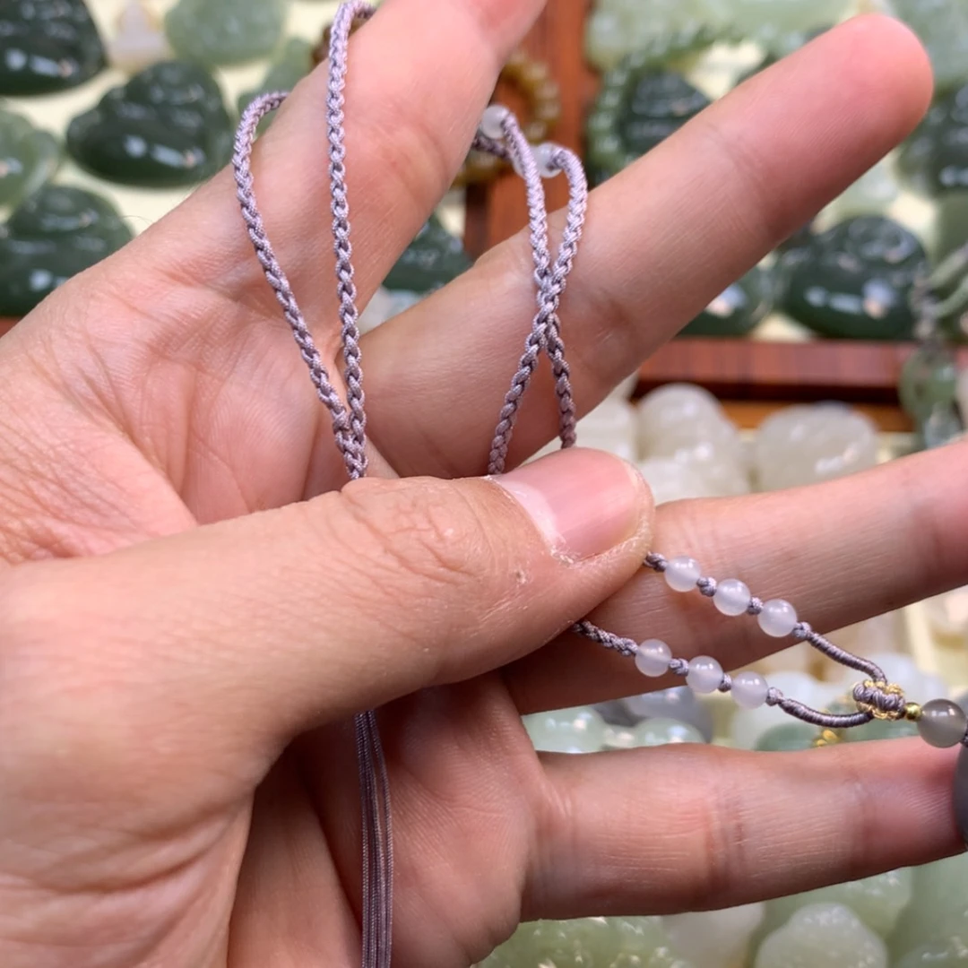 【闪购商品】和田玉颈饰未镶嵌朱**?