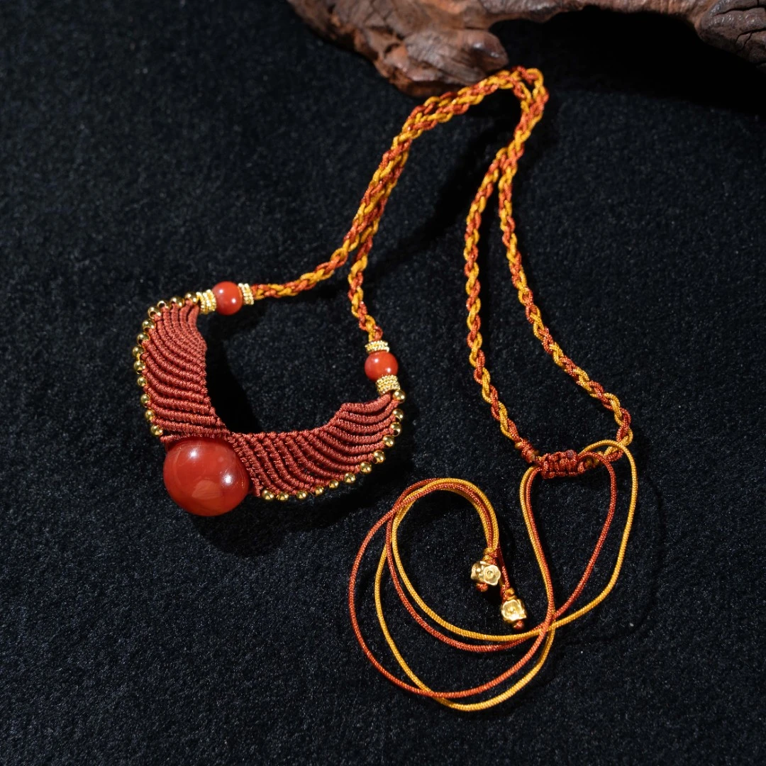 17mmT南红DIY项链Z/2027072490299【多样发其一】