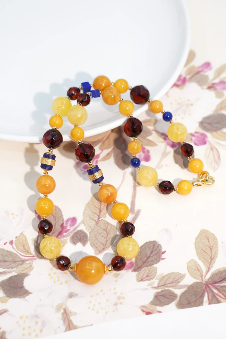 蜜蜡多宝DIY项链多样性发一件JXR51121960