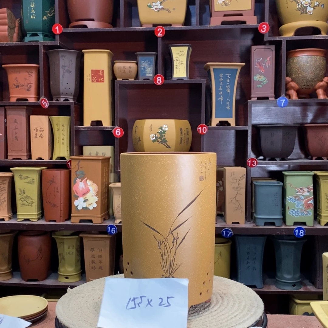 紫砂花盆紫砂花盆