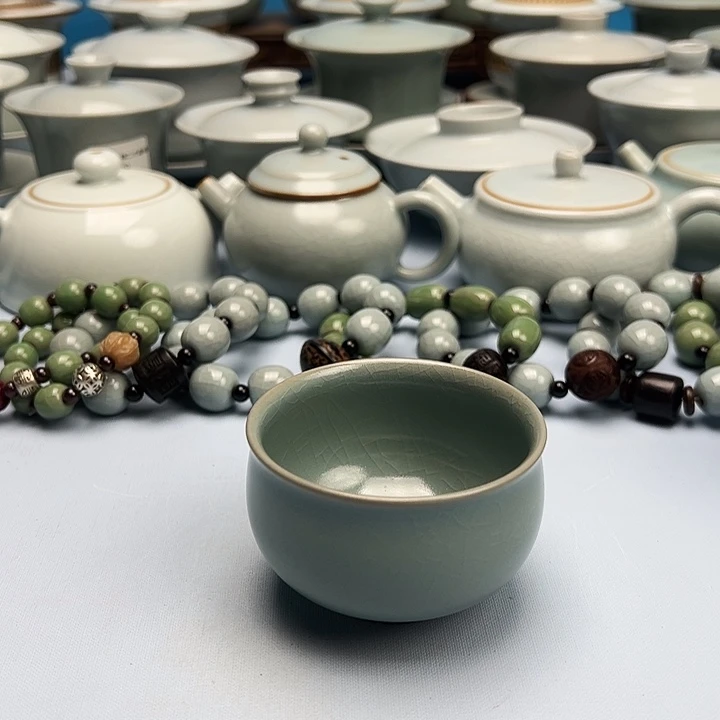 杯微微暇仿古釉缸杯原矿原釉原产地