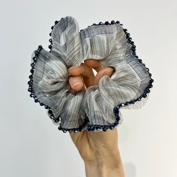 【星纱缀珠】气质百搭发饰时尚头饰发圈简约黑色复古