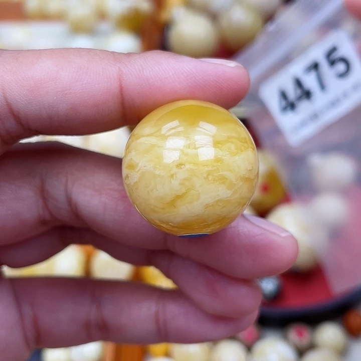 蜜蜡未镶嵌珠宝奇石沙眼25虎皮
