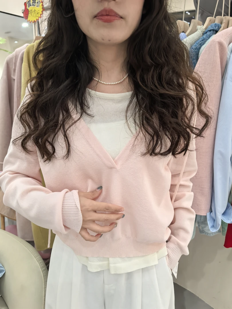 连帽不褪色春季轻奢风女毛针织衫打底韩版圆领秋季针织衫宽松