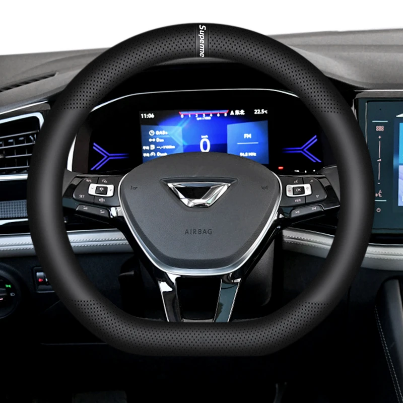 【25号胎牛皮】捷达VS5/VS7/VA3/VA7方向盘套牛皮四季通用把套防滑