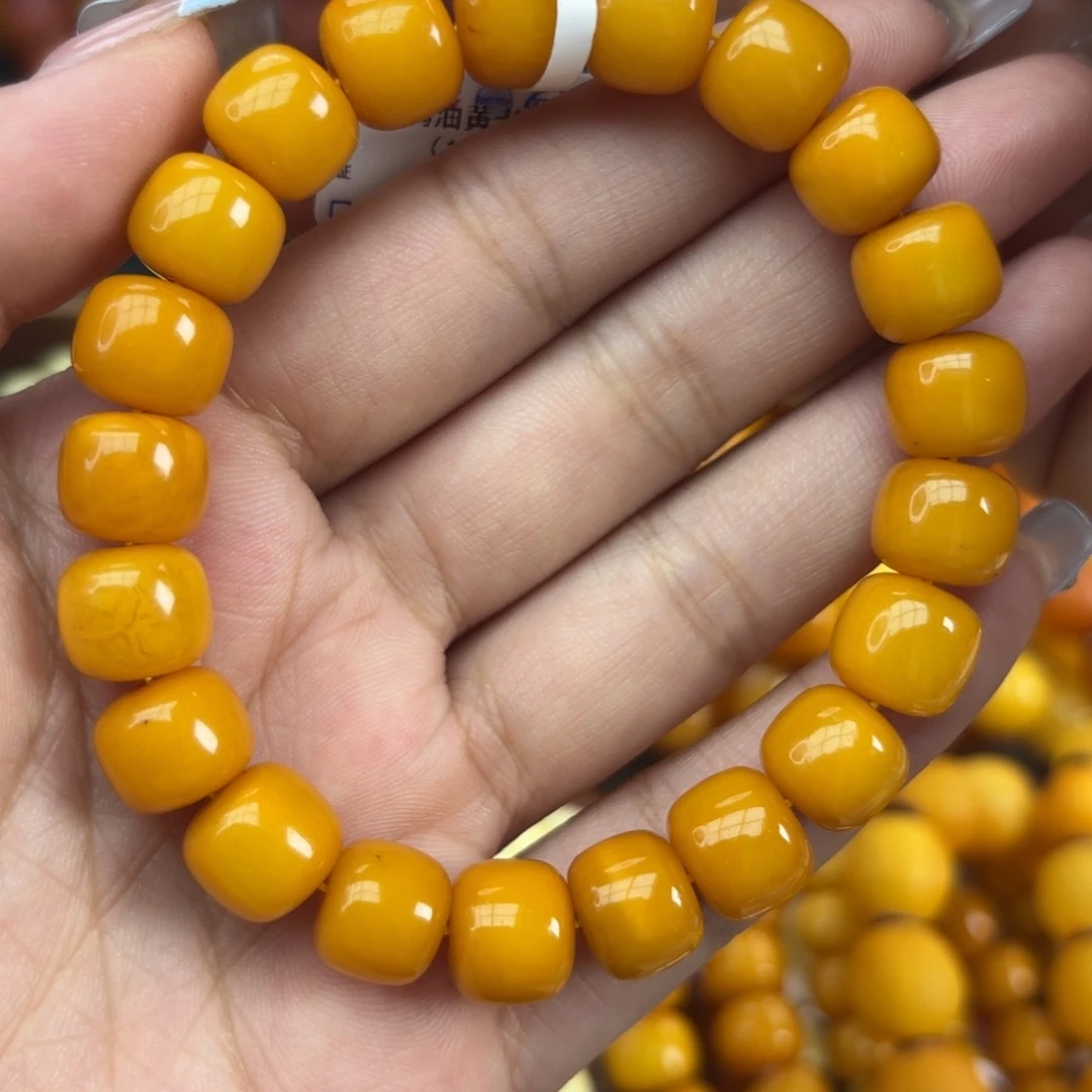 未镶嵌琥珀手链蜜蜡