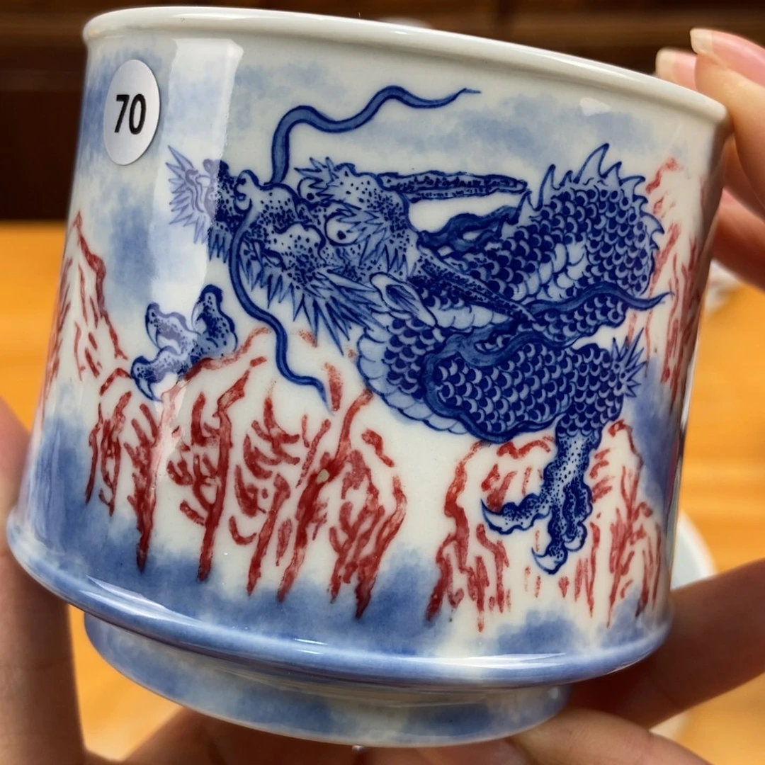 手绘现代茶具非古董