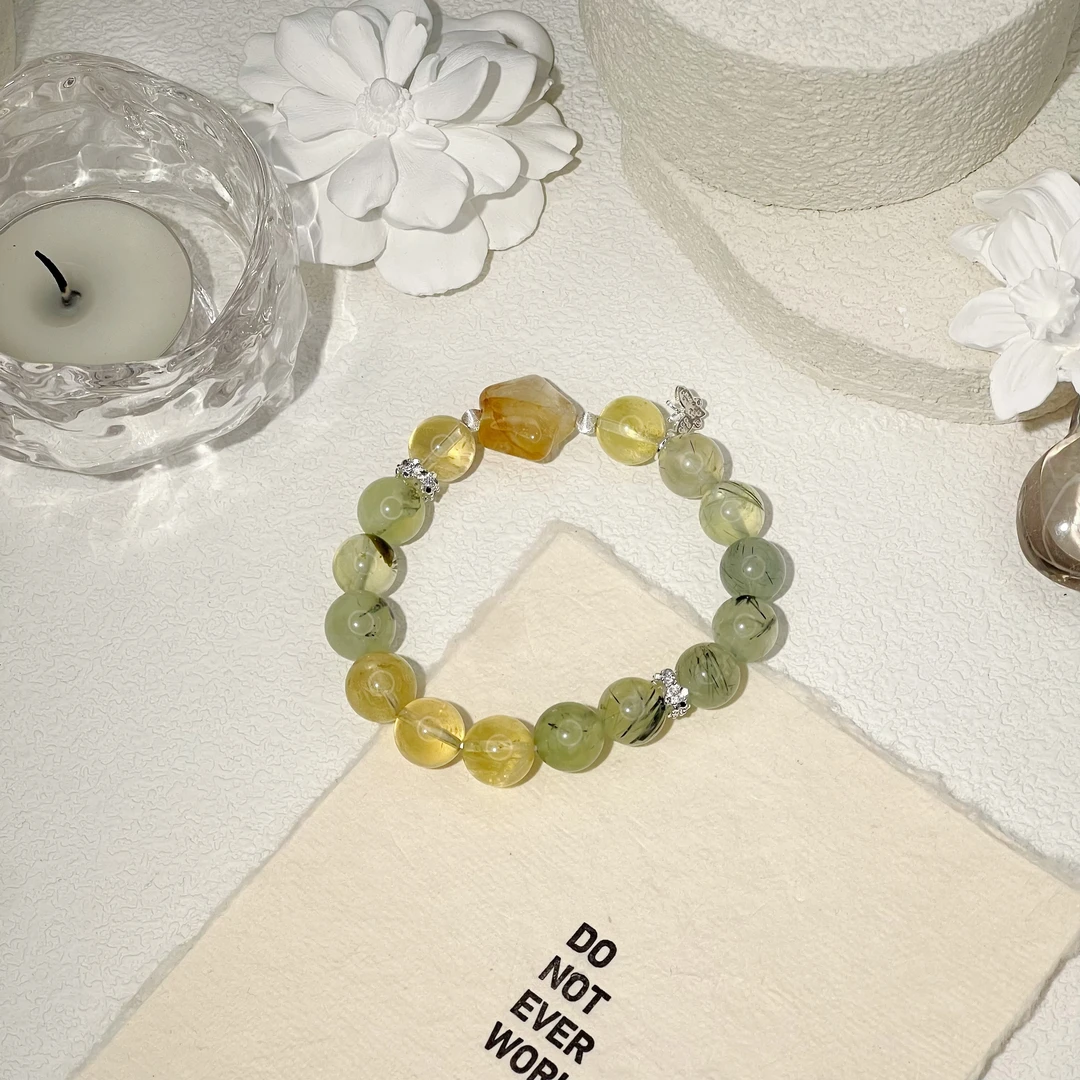 【】TGS天然水晶手串原创设计 多样性发其一颜色微差K254