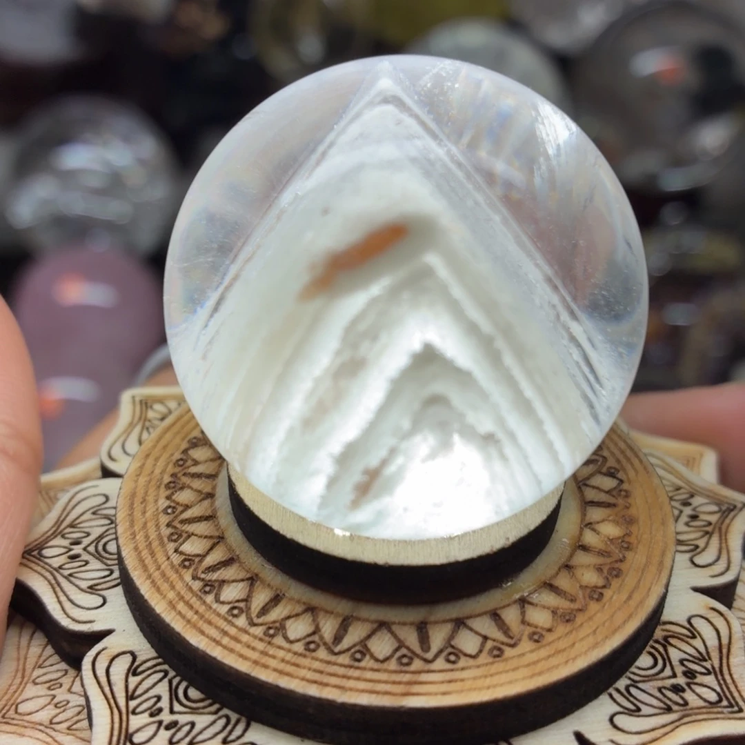 珠宝半成品未镶嵌水晶白幽灵39