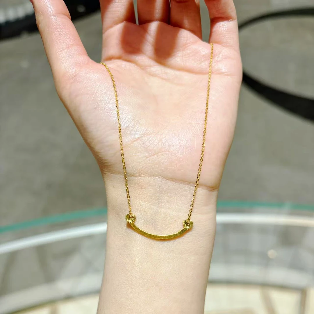 Chow Tai Seng/周大生足金微笑套链