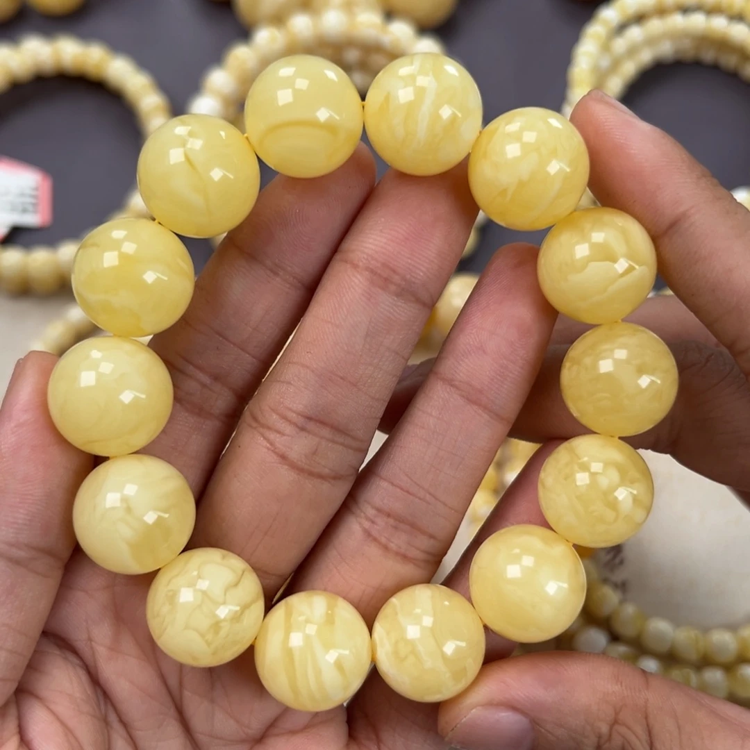 未镶嵌琥珀手链33.4手串