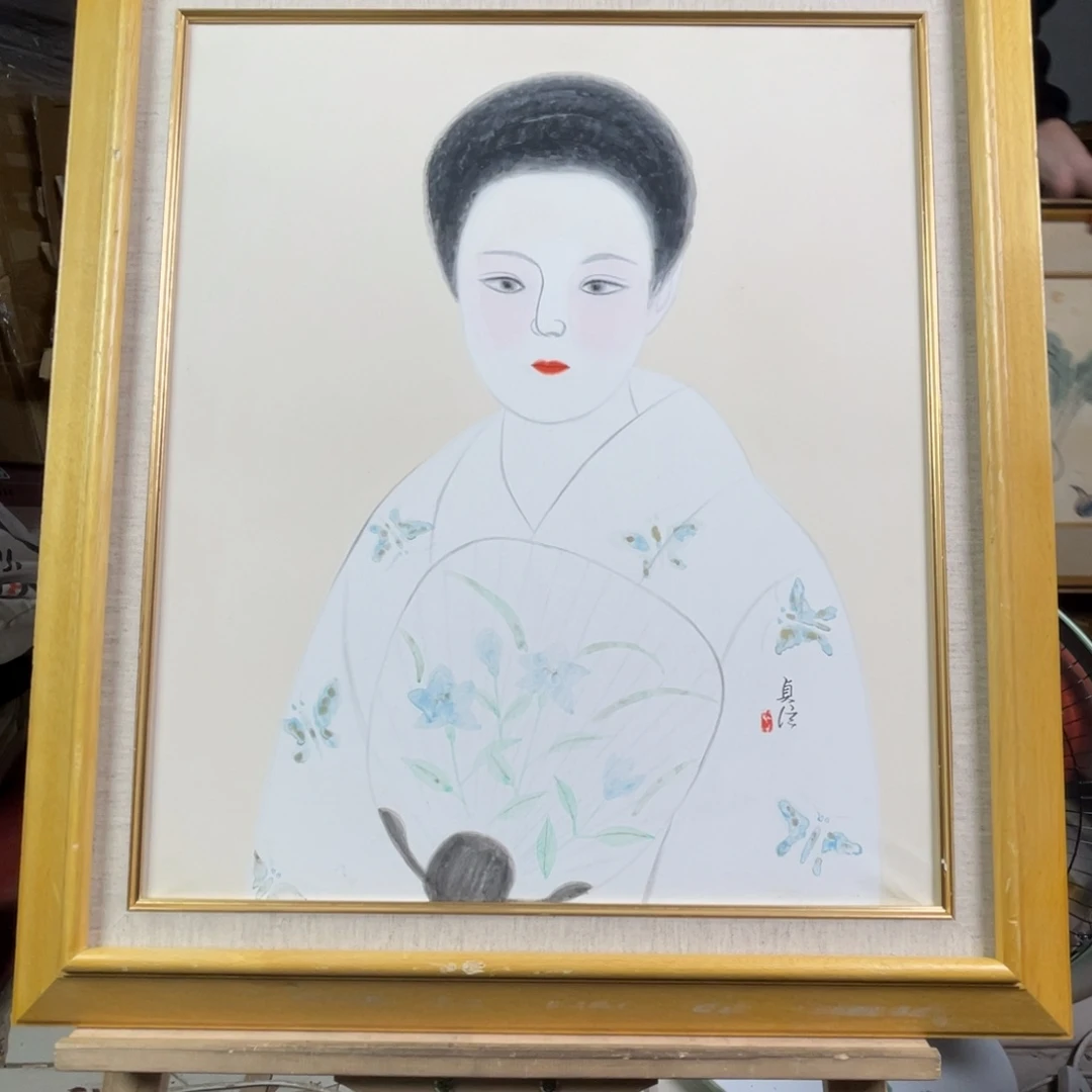 中古框画不退不换不是全新品