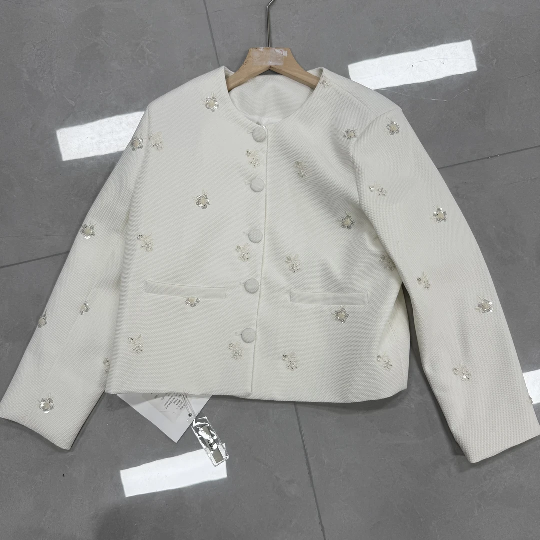 「KEKE」韩版休闲#25006短款上衣时尚百搭小香风外套