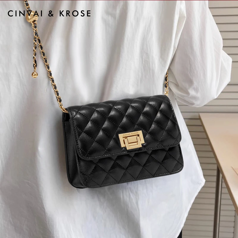 【CinvaiKrose正品】包包女式2025新款百搭轻奢单肩包斜挎包通勤包