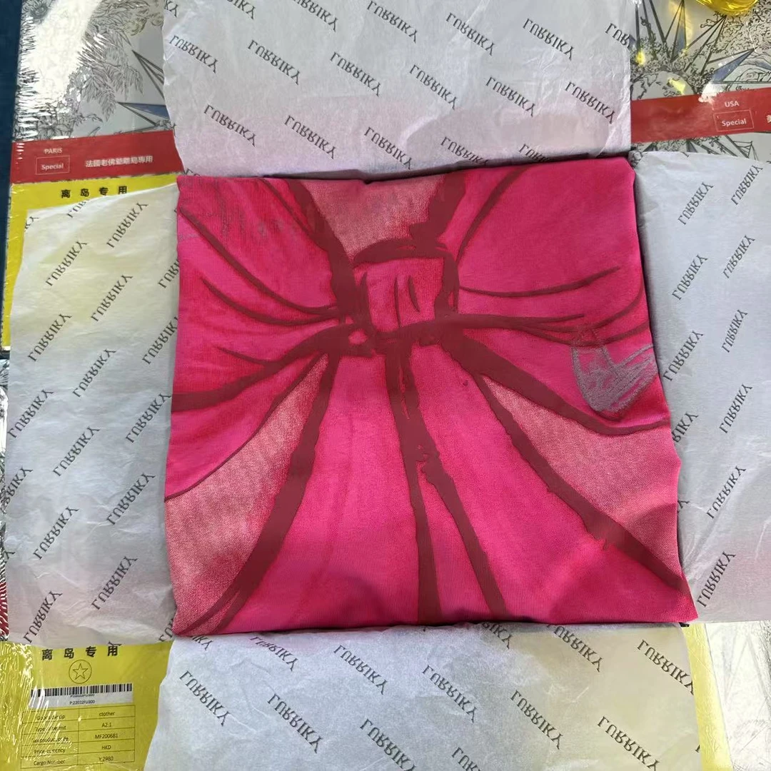 【文鹿鹿】2025年春夏季新款蝴蝶结百搭夏季半袖宽松圆领时尚