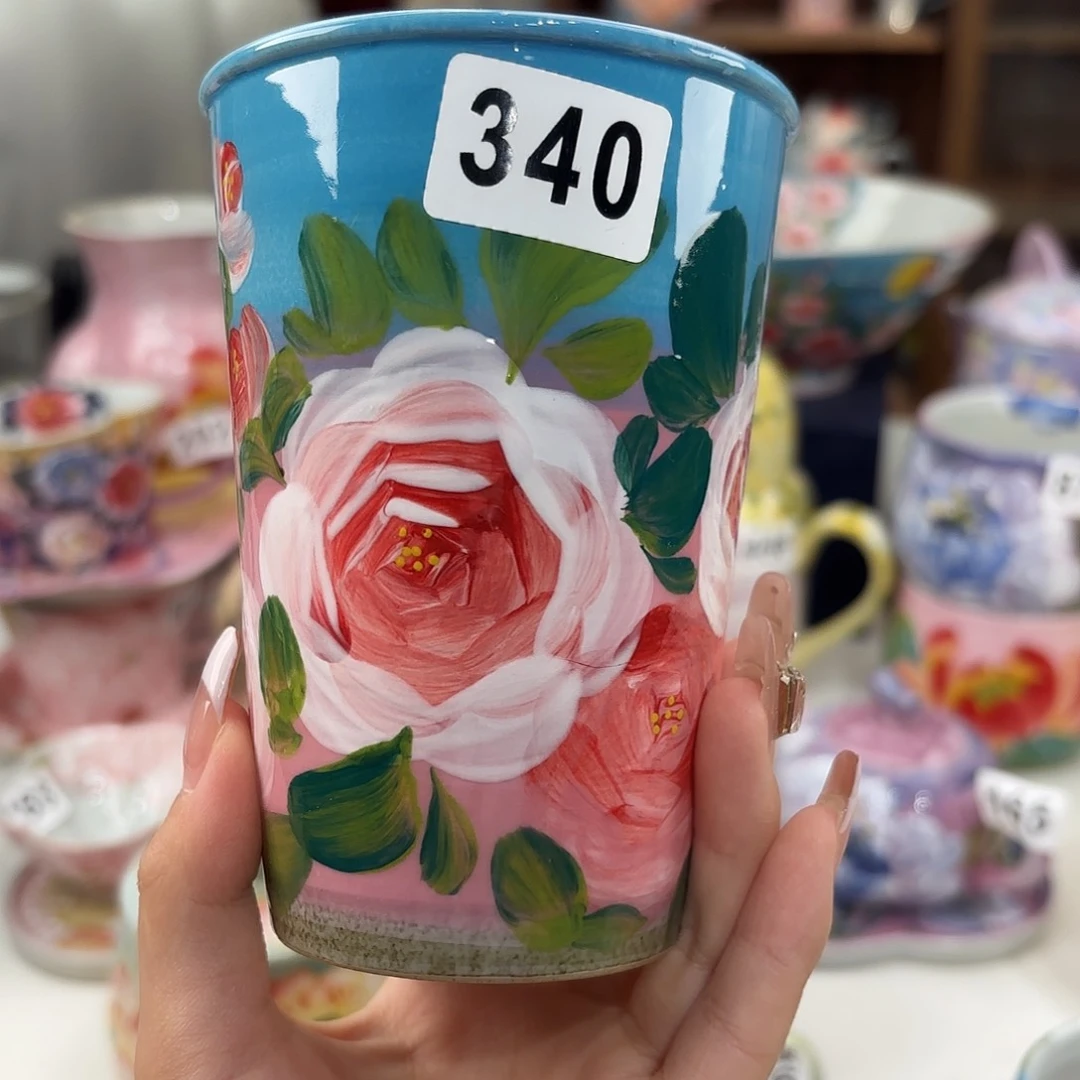 景德镇手绘高温釉下彩陶瓷茶具