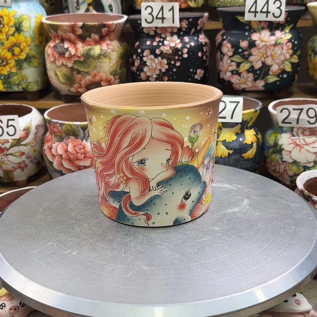 景德镇炫彩手绘口12.5