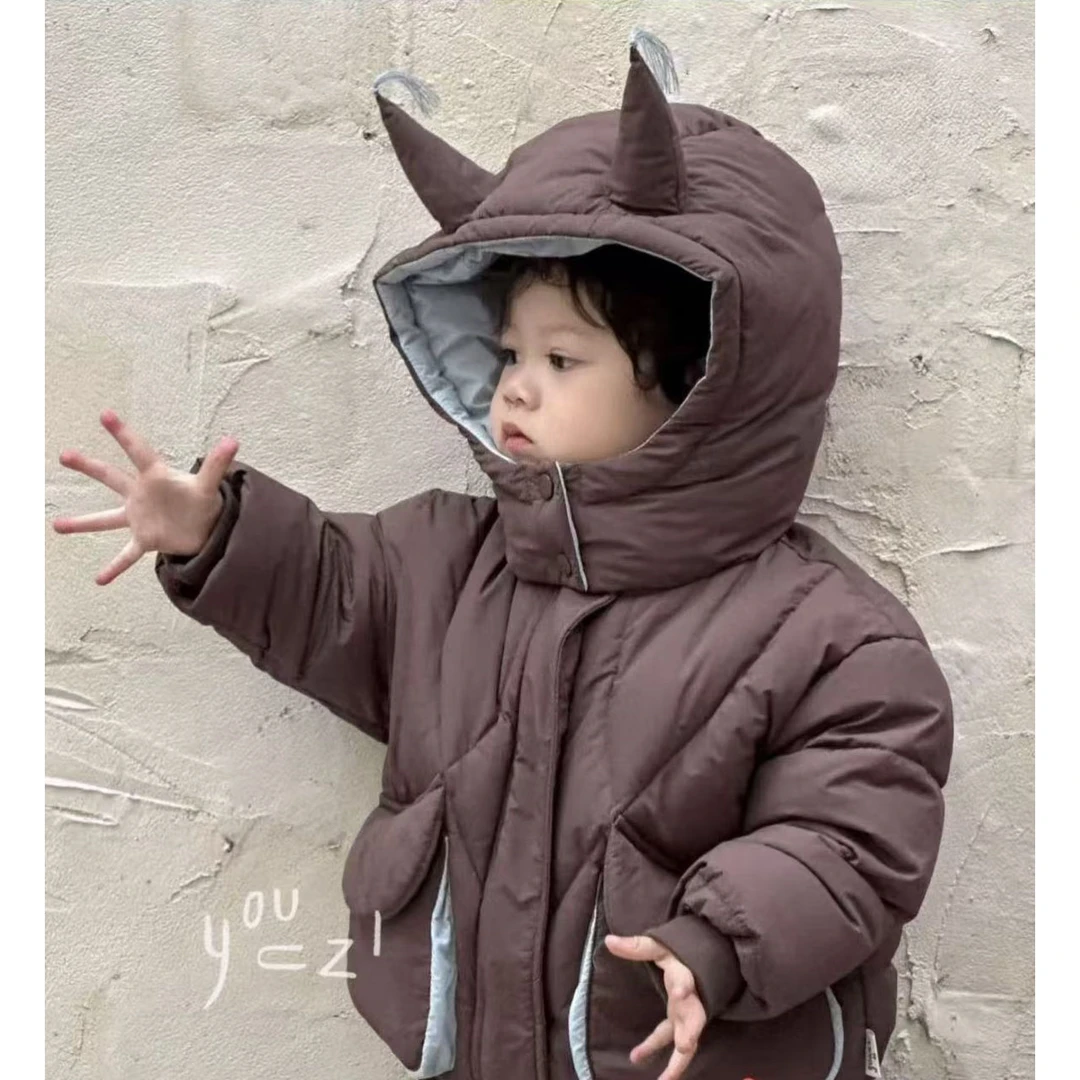 右子深褐色小松鼠厚羽外套65033