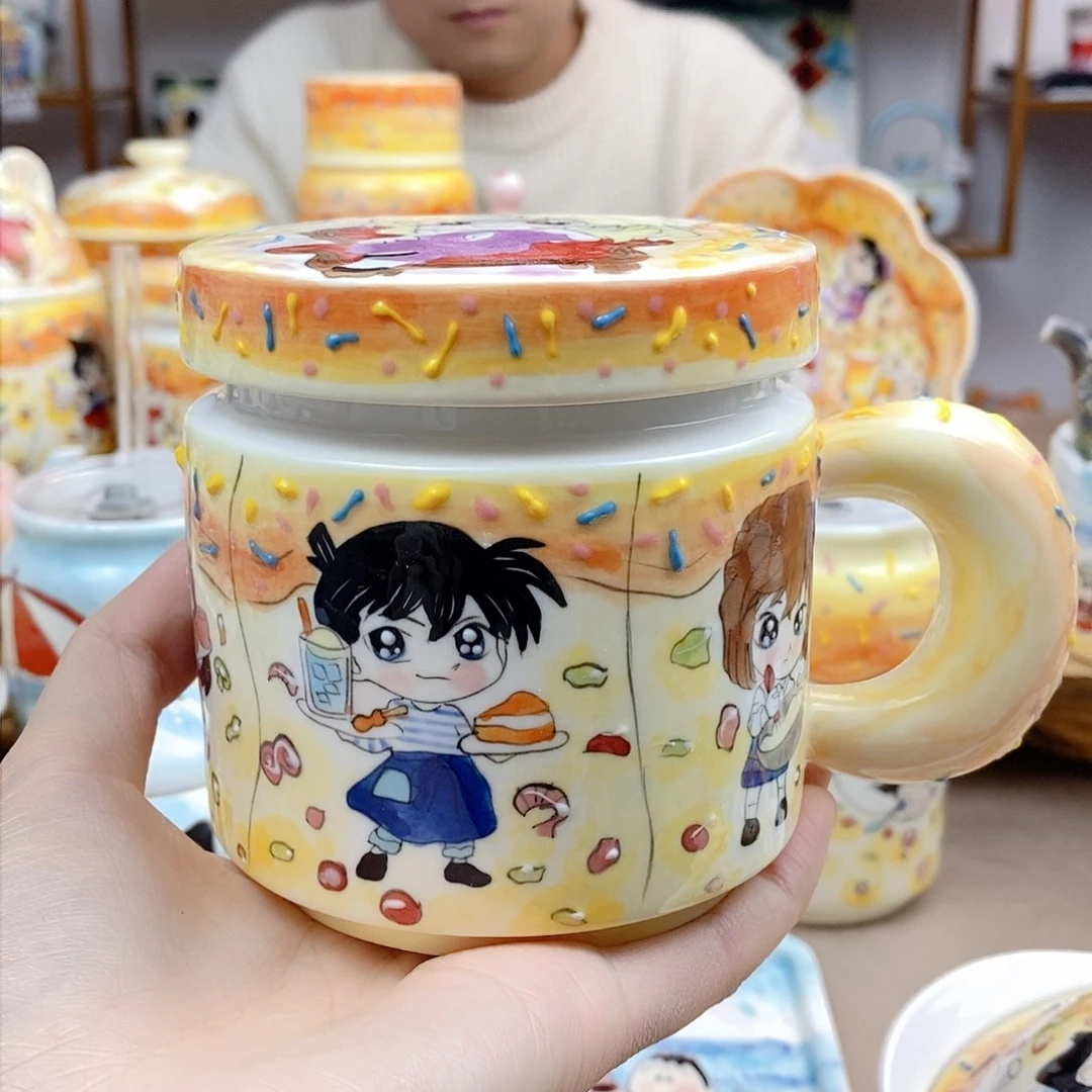 杯菲***歌董董文创手绘陶瓷