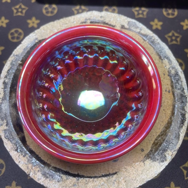 红彩跳刀纹 红将军主人杯