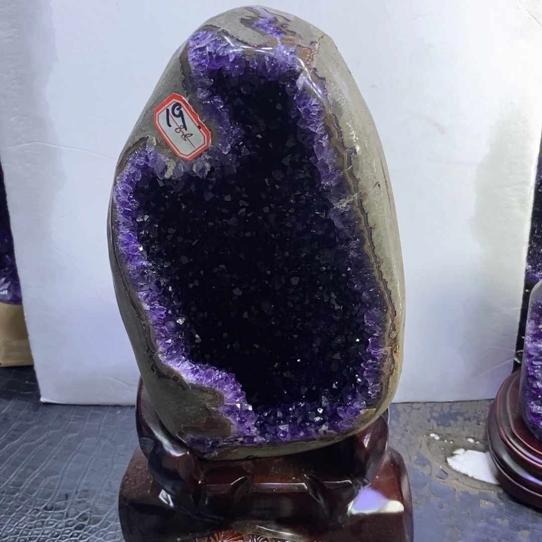 未镶嵌紫晶大型摆件（非配饰）浑**分天然