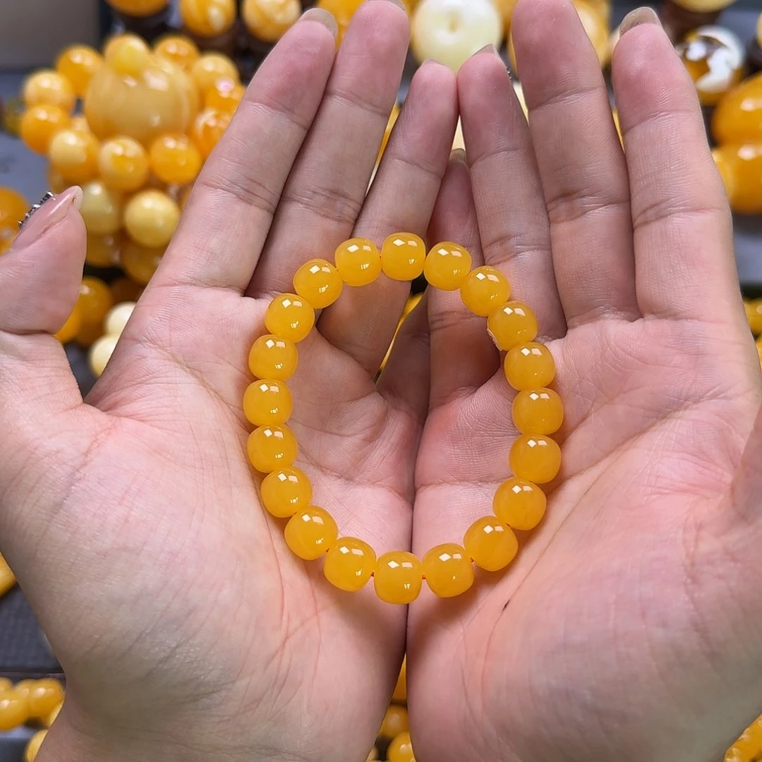 未镶嵌蜜蜡珠宝奇石同料11mm