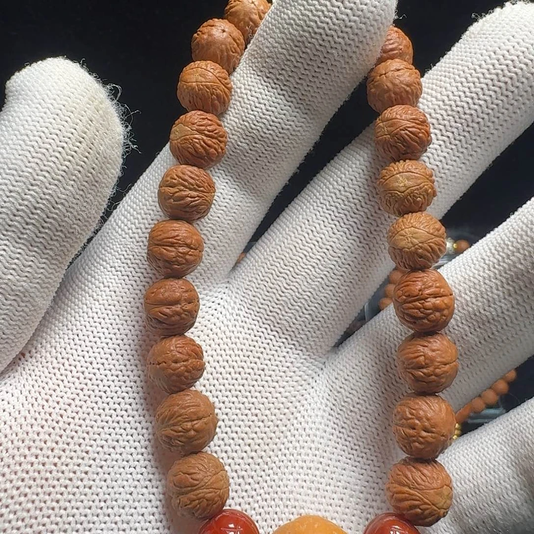 凤眼菩提手串野生酸枣核