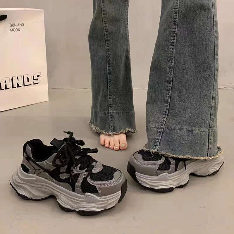 【新疆包邮】25年新款厚底百搭款老爹鞋7006